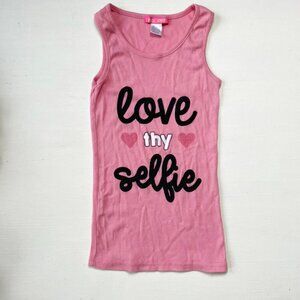 y2k style graphic tee ribbed tank top pink